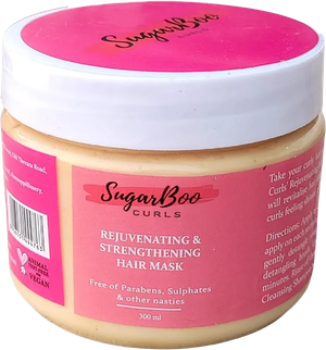 Sugarboo Curls Rejuvenating & Strengthening Hair Mask - 300 ml