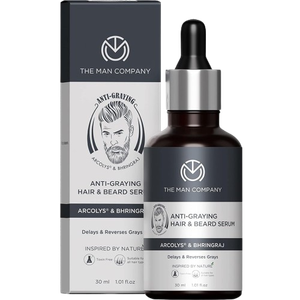 The Man Company Anti-Graying Hair And Beard Serum - 30 ml