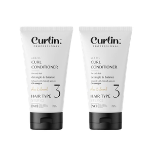 Curlin Anti-Frizz and Damage Control Curl Conditioner Duo  - 200 gm