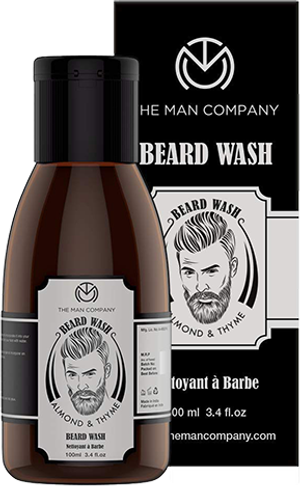 The Man Company Beard Wash- Almond And Thyme - 100 ml