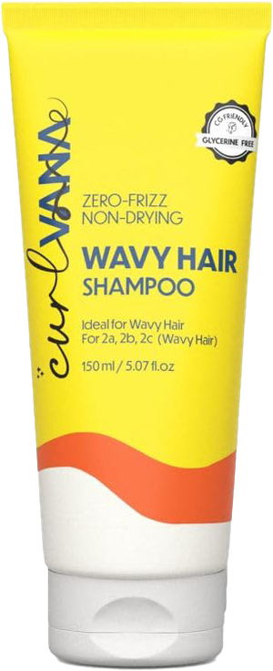 Curlvana Zero-Frizz Non-Drying Wavy Hair Shampoo - 150 ml