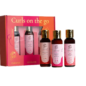 Curl Cure Shampoo, Deep Conditioner and Curl Cream Travel Kit - 50 gm