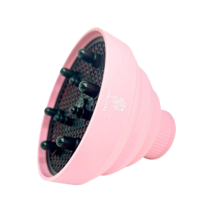 Curl Cure Pink Collapsible Curly Hair Diffuser - Free Size