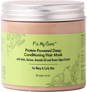 Fix My Curls Protein Powered Deep Conditioning Mask - 150 gm